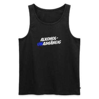 Sans alcool Sobre Straight Edge Sans alcool - Débardeur bio Premium Homme - noir - Devant - Michal (187cm)
