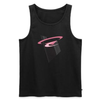 Floating of modernity - Men's Premium Organic Tank Top - black - Front - AI Model Male 178 light (178cm)