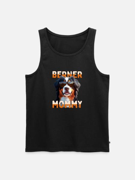 Berner Sennen Hund Mamma Mamma Morsdag Berner Sennen Mamma - Premium økologisk Tanktop for menn - svart