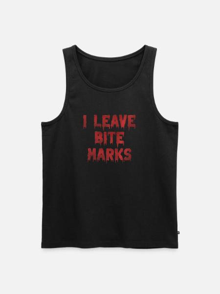 Bite Mark's Blood Traces - Men's Premium Organic Tank Top - black
