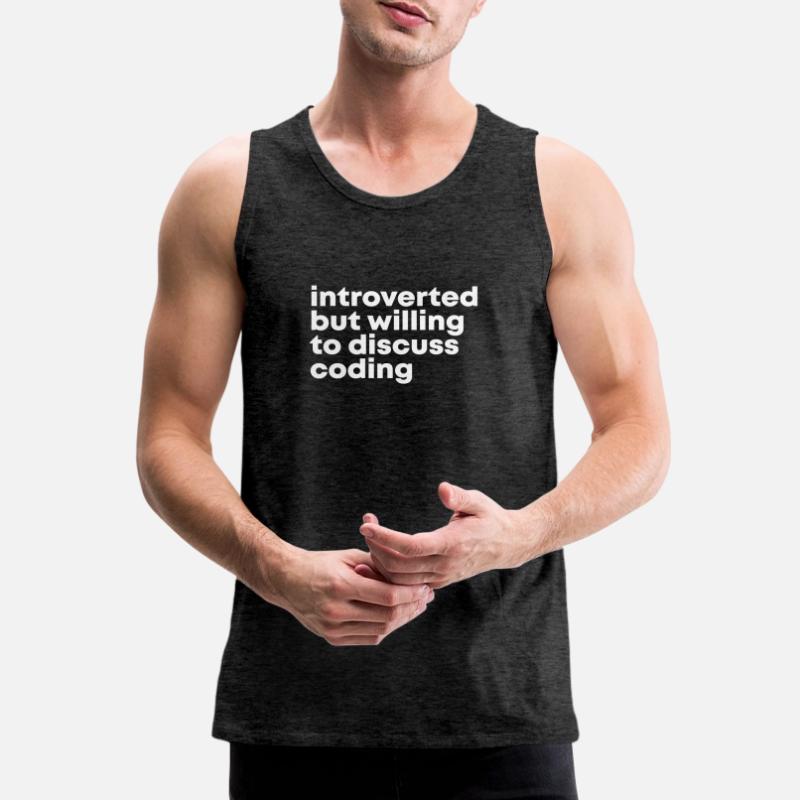Coding Coding Coding Men's Premium Organic Tank Top