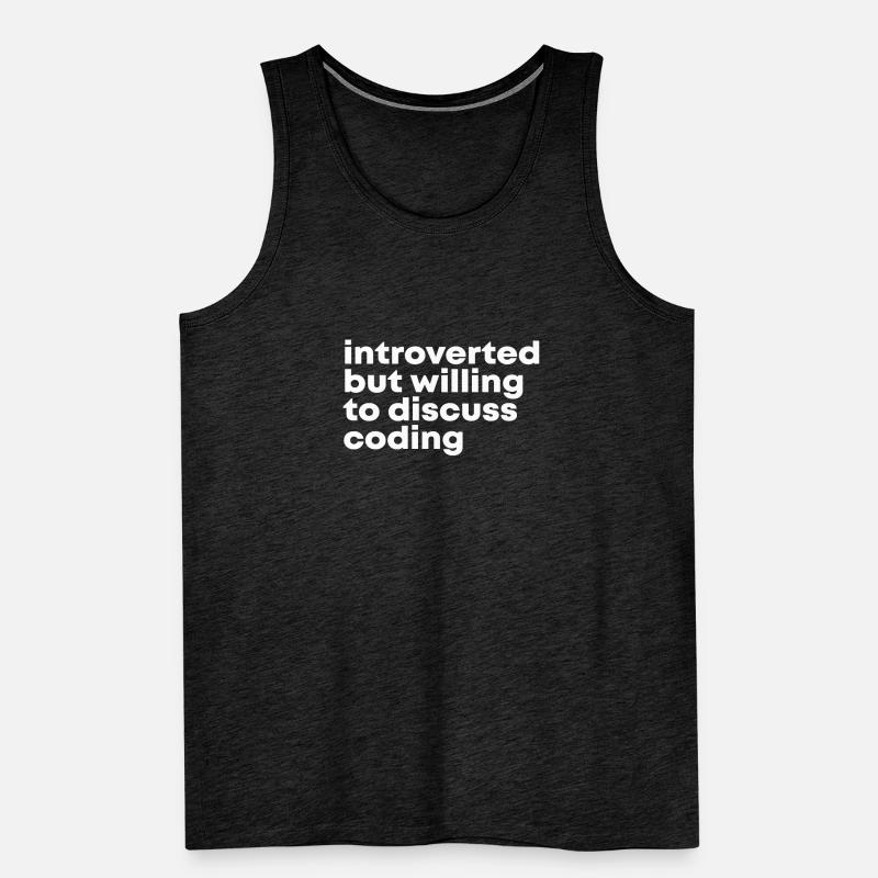 Coding Coding Coding Men's Premium Organic Tank Top