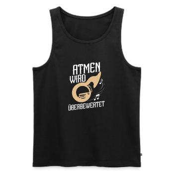 Sousaphon Orchester Musiker Blaskapelle - Männer Premium Bio Tank Top - Schwarz - Vorne - AI Model Male 178 light (178cm)