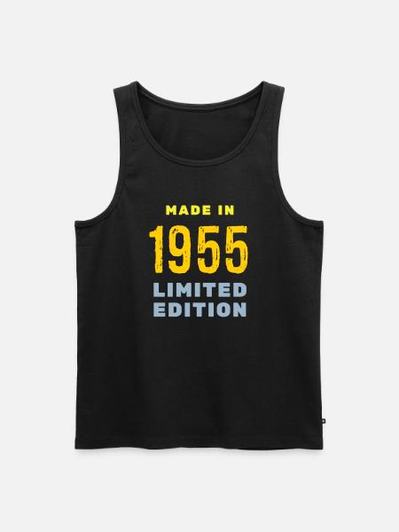 1955 - Men's Premium Organic Tank Top - black