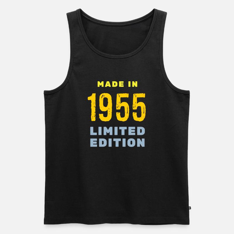 1955 - Männer Premium Bio Tank Top - Schwarz