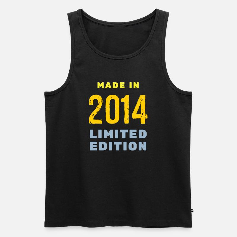 2014 - Männer Premium Bio Tank Top - Schwarz
