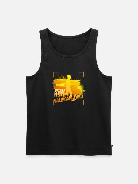 21 09 KM - Halbmarathon - Männer Premium Bio Tank Top - Schwarz