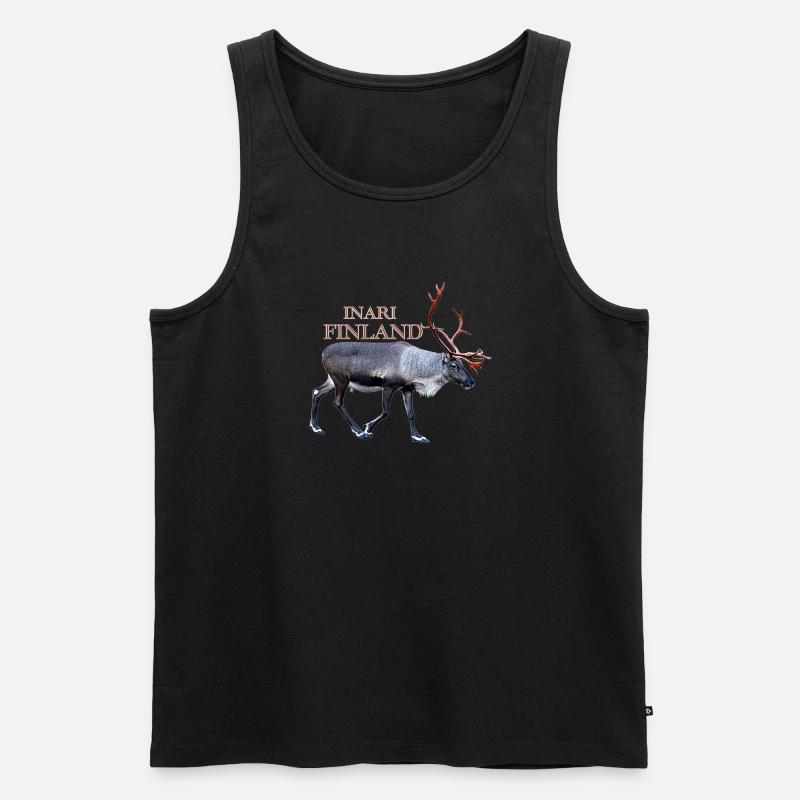 Inari - Männer Premium Bio Tank Top - Schwarz