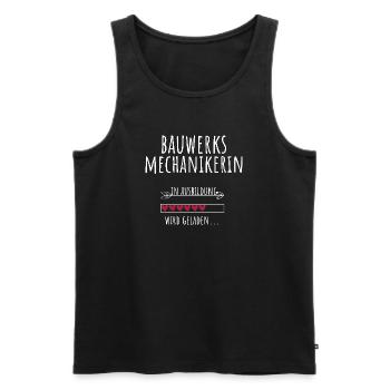 Bauwerksmechanikerin Ausbildung Beruf Geschenk - Männer Premium Bio Tank Top - Schwarz - Vorne - Michal (187cm)