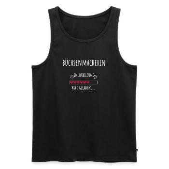 Büchsenmacherin Ausbildung Beruf Geschenk - Männer Premium Bio Tank Top - Schwarz - Vorne - Michal (187cm)