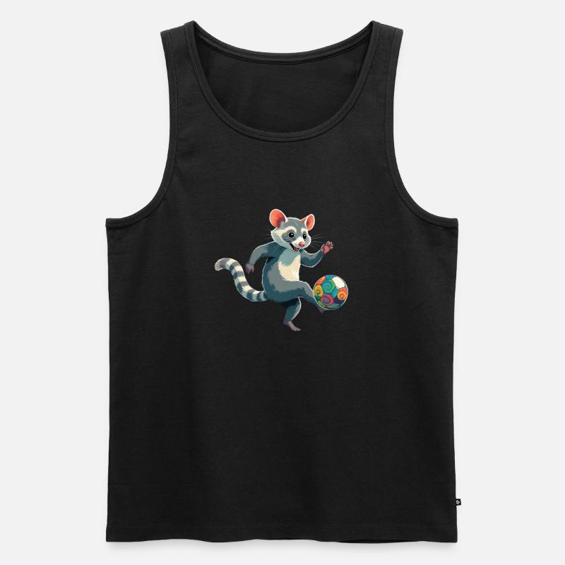 tlacuache - Männer Premium Bio Tank Top - Schwarz