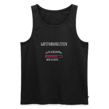 Gartenbauhelferin Ausbildung Beruf Geschenk - Männer Premium Bio Tank Top - Schwarz - Vorne - Michal (187cm)