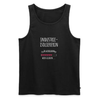 Industrie Isoliererin Ausbildung Beruf Geschenk - Männer Premium Bio Tank Top - Schwarz - Vorne - Michal (187cm)