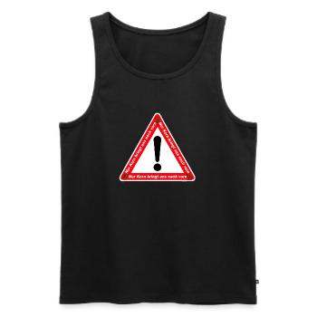 Grain , Party , Wheat Grain ,Grain Party Front (25) - Men's Premium Organic Tank Top - black - Front - AI Model Male 178 light (178cm)