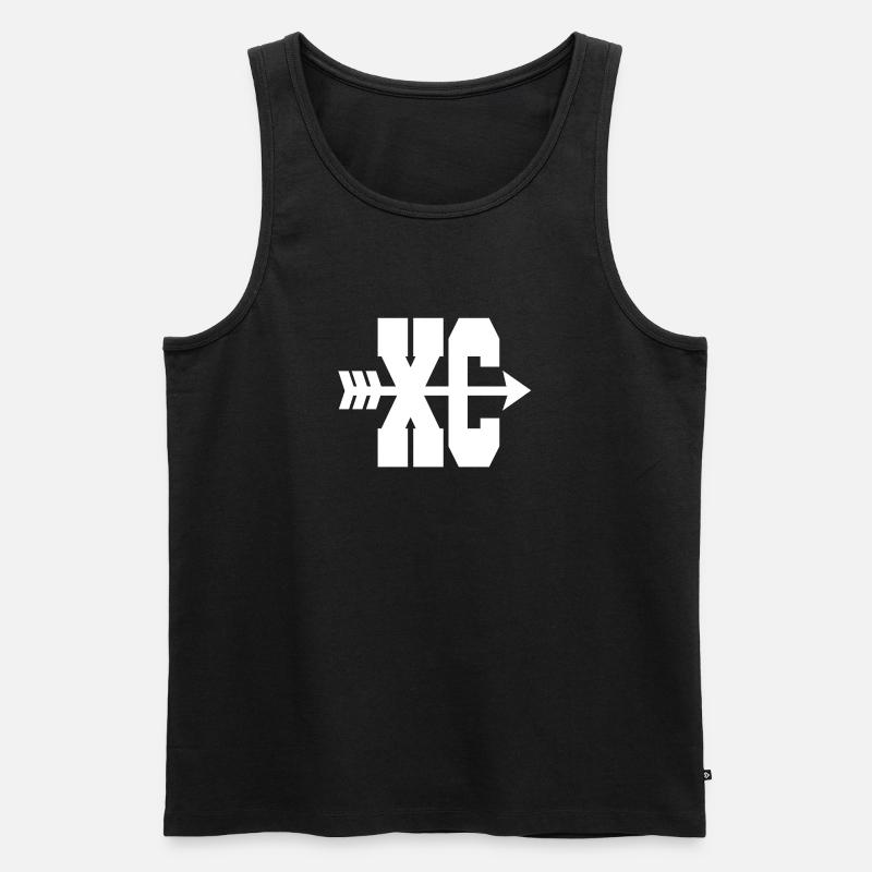 XC GELÄNDE - Männer Premium Bio Tank Top - Schwarz