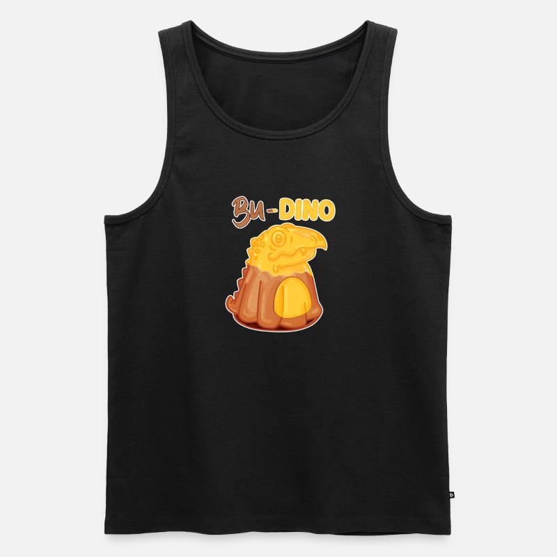 Pudding - Männer Premium Bio Tank Top - Schwarz