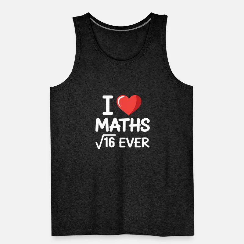 Math J’adore les maths Maths Nerd Professeur de mathématiques Débardeur bio Premium Homme