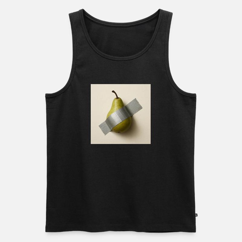 Abstrakte Birne Metaphorisches Kunstwerk - Männer Premium Bio Tank Top - Schwarz