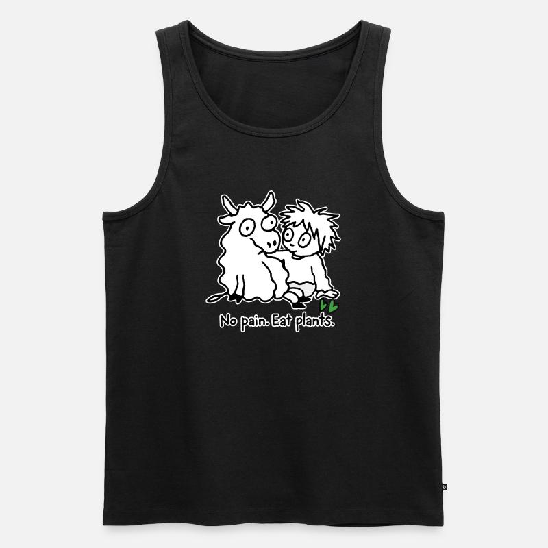 Esse Pflanzen - Männer Premium Bio Tank Top - Schwarz