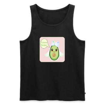 WEDDING AVOCADO BRIDE - Men's Premium Organic Tank Top - black - Front - Michal (187cm)