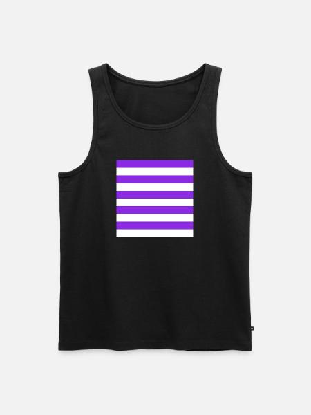 The Stripes - Men's Premium Organic Tank Top - black