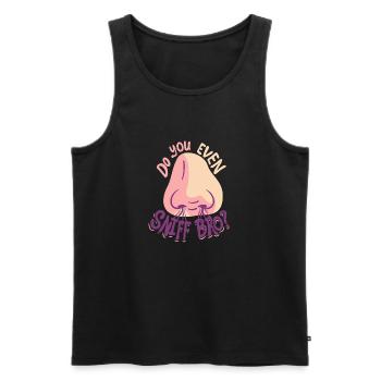 Perfume Perfume Collector Do You Even Sniff - Men's Premium Organic Tank Top - black - Front - Michal (187cm)