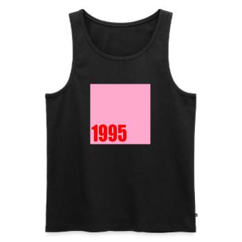 Geburtstag 1995 - Männer Premium Bio Tank Top - Schwarz - Vorne - Michal (187cm)