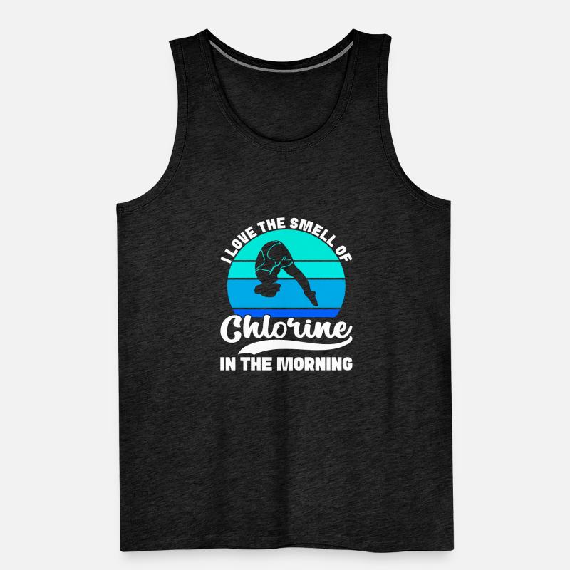 Kunstspringen Turmspringer Sprungbrett Männer Premium Bio Tank Top