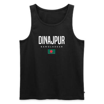 Dinajpur Bangladesh - Débardeur bio Premium Homme - noir - Devant - Michal (187cm)