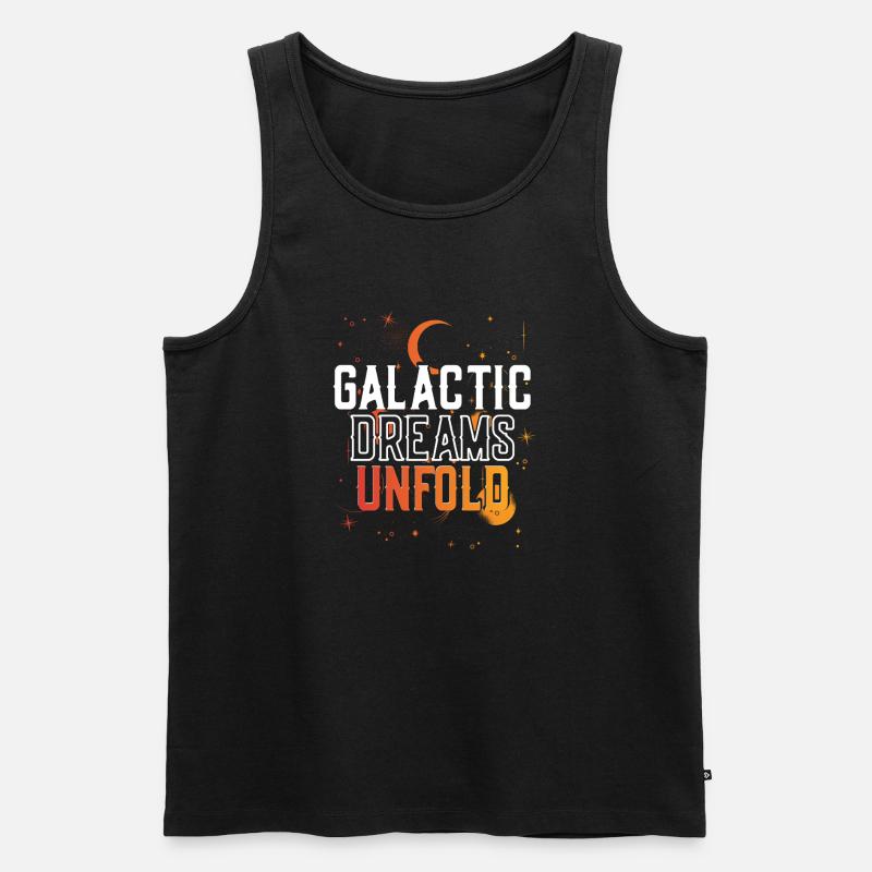 Astronom Sterngucker Stargazer - Männer Premium Bio Tank Top - Schwarz