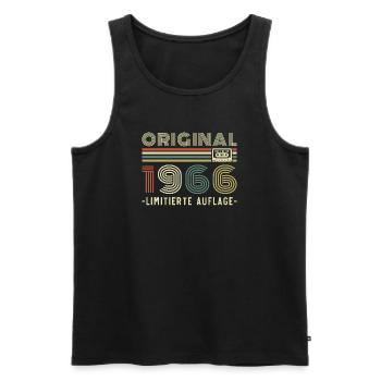 Original 1966 Vintage Vintage Anniversaire Rétro - Débardeur bio Premium Homme - noir - Devant - Michal (187cm)