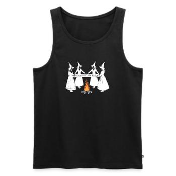 Halloween Tee for Women Funny - Männer Premium Bio Tank Top - Schwarz - Vorne - Michal (187cm)