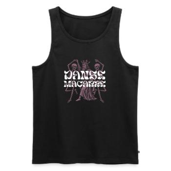   Regal Skeleton King T-Shirt Design - Men's Premium Organic Tank Top - black - Front - AI Model Male 178 light (178cm)