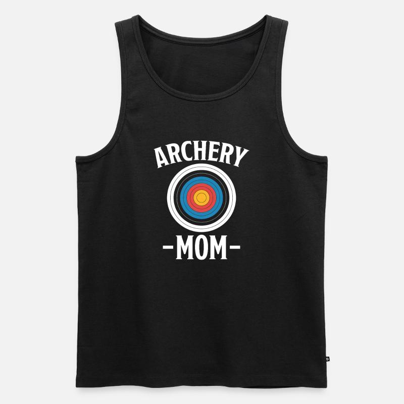 Bogenschießen Spruch Mutter Bogenschießen Geschenk - Männer Premium Bio Tank Top - Schwarz