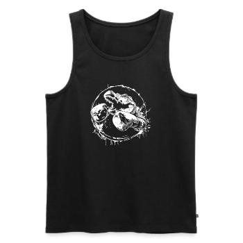 Alligator Boxer Boxing MMA - Men's Premium Organic Tank Top - black - Front - AI Model Male 178 light (178cm)