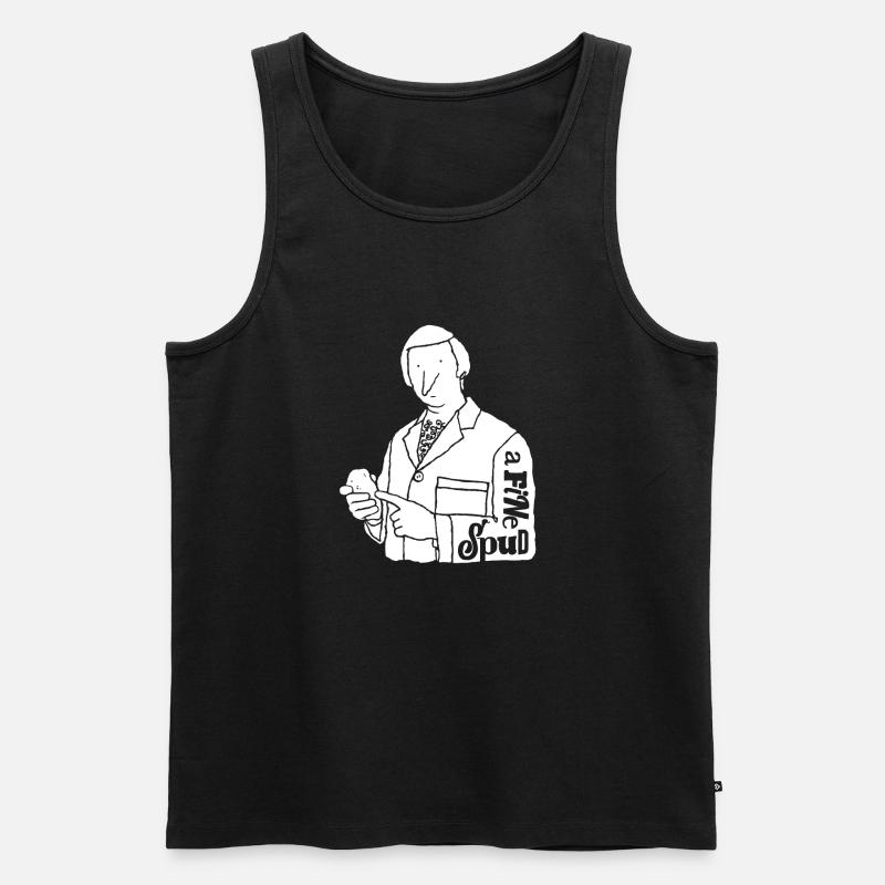 Ein feiner Spud - Männer Premium Bio Tank Top - Schwarz