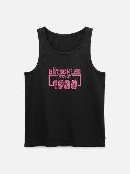 Jungeselle 1980 - Männer Premium Bio Tank Top - Schwarz