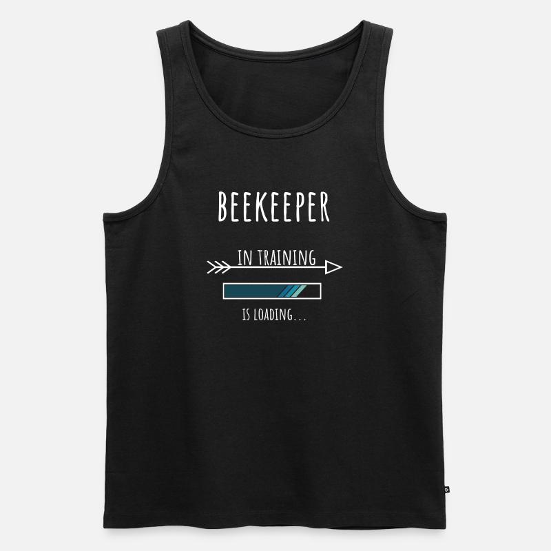 Beekeeper Gift Profession Training Beekeeper - Men's Premium Organic Tank Top - black
