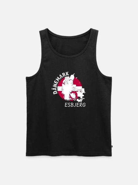 Esbjerg - Men's Premium Organic Tank Top - black