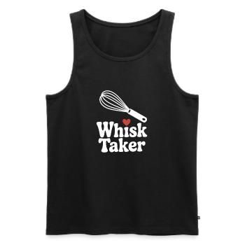 Schneebesen Taker - Männer Premium Bio Tank Top - Schwarz - Vorne - AI Model Male 178 light (178cm)