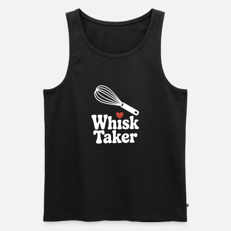 Schneebesen Taker - Männer Premium Bio Tank Top - Schwarz