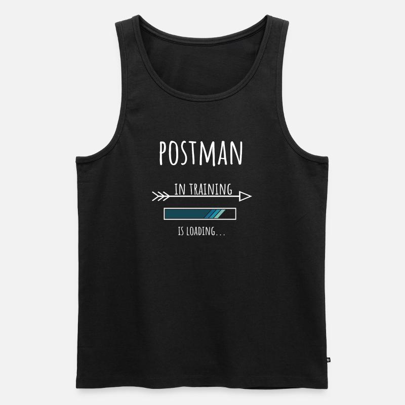 Postman Gift Profession Training Postman - Men's Premium Organic Tank Top - black