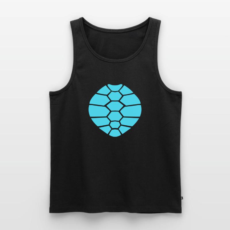 Turtle shell pattern turtle icon cool Men's Premium Organic Tank Top