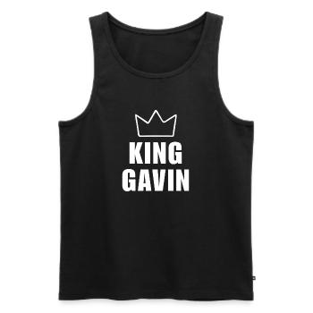 Gavin Goran  Grego  Gider  Habib  Hanso  Heinz  He - Men's Premium Organic Tank Top - black - Front - AI Model Male 178 light (178cm)