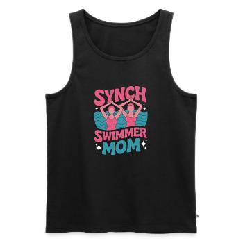 Synchronschwimmen Kunstschwimmen Wassersport - Männer Premium Bio Tank Top - Schwarz - Vorne - Michal (187cm)