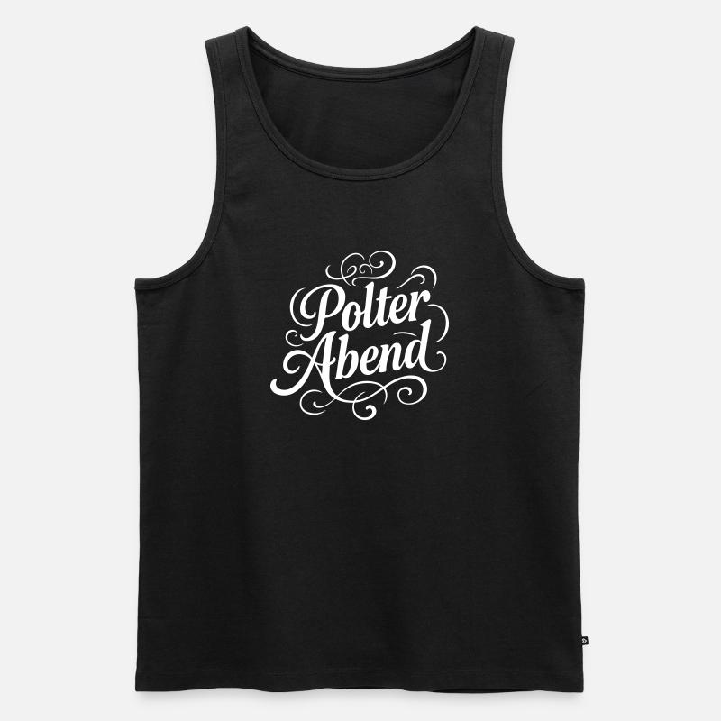 Polterabend Junggesellen - Männer Premium Bio Tank Top - Schwarz