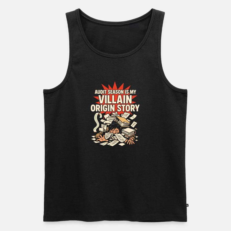 Buchhaltungsstudent Cpa Im Training Excel -witze - Männer Premium Bio Tank Top - Schwarz