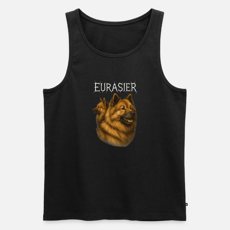 Eurasier - Männer Premium Bio Tank Top - Schwarz