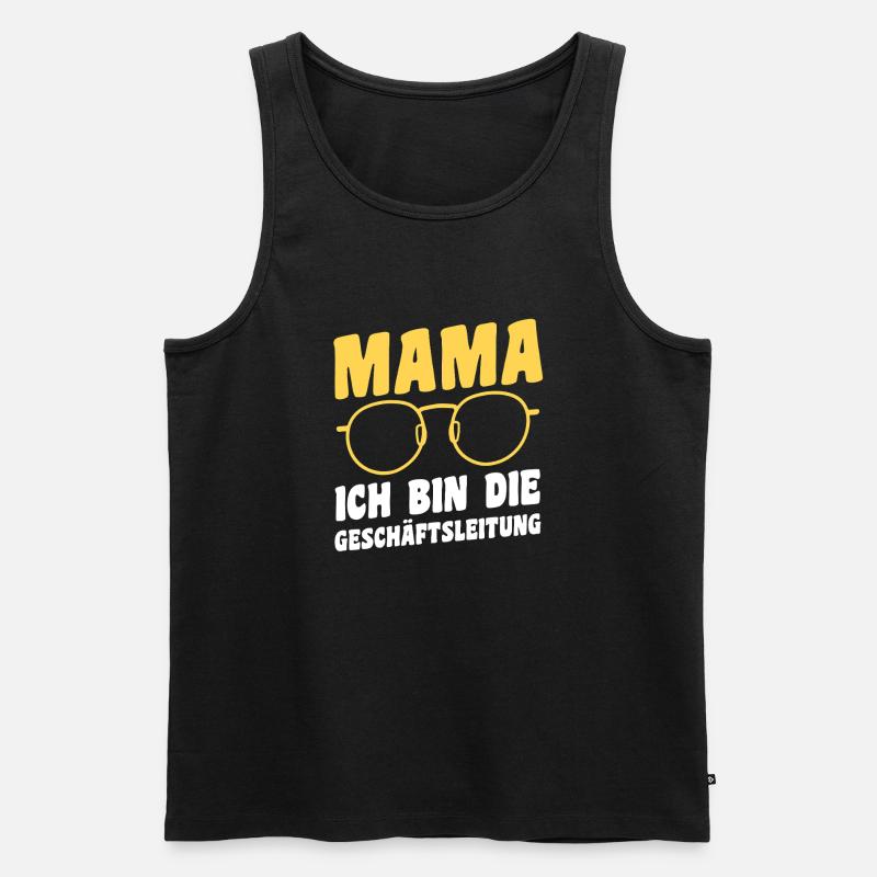 Papa Techniker Vater - Männer Premium Bio Tank Top - Schwarz
