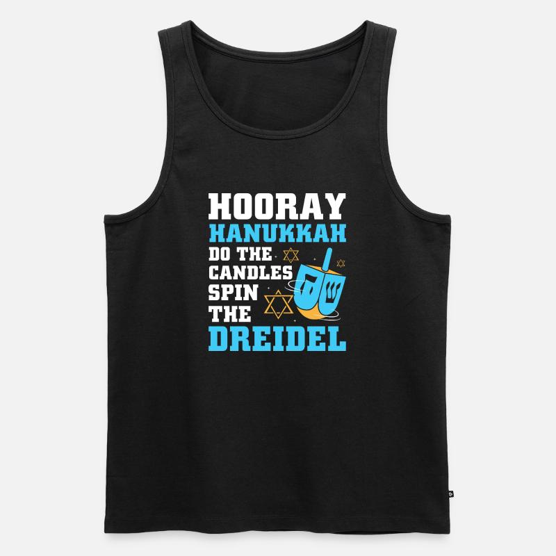 Hanoukka Hanoukka Hanoukka - Débardeur bio Premium Homme - noir